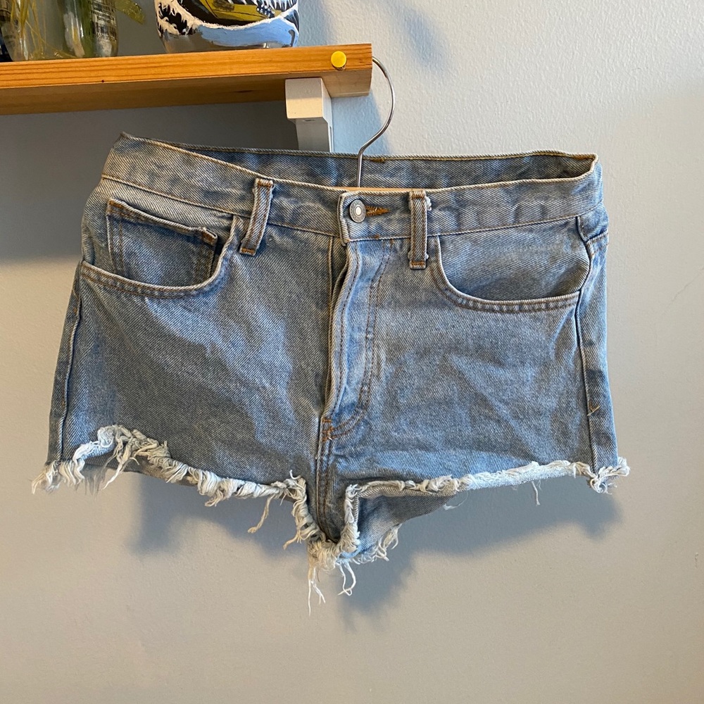 Brandy Melville Light Wash Shorts